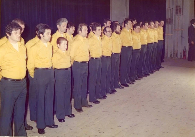 Fotografia autentica dall’archivio del coro